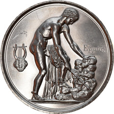 Francia, medalla, Gravure, Grand Prix de Rome, Mercure, Arts & Culture, 1974