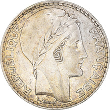 Coin, France, Turin, 20 Francs, 1933, Paris, Rameaux courts, AU(50-53), Silver