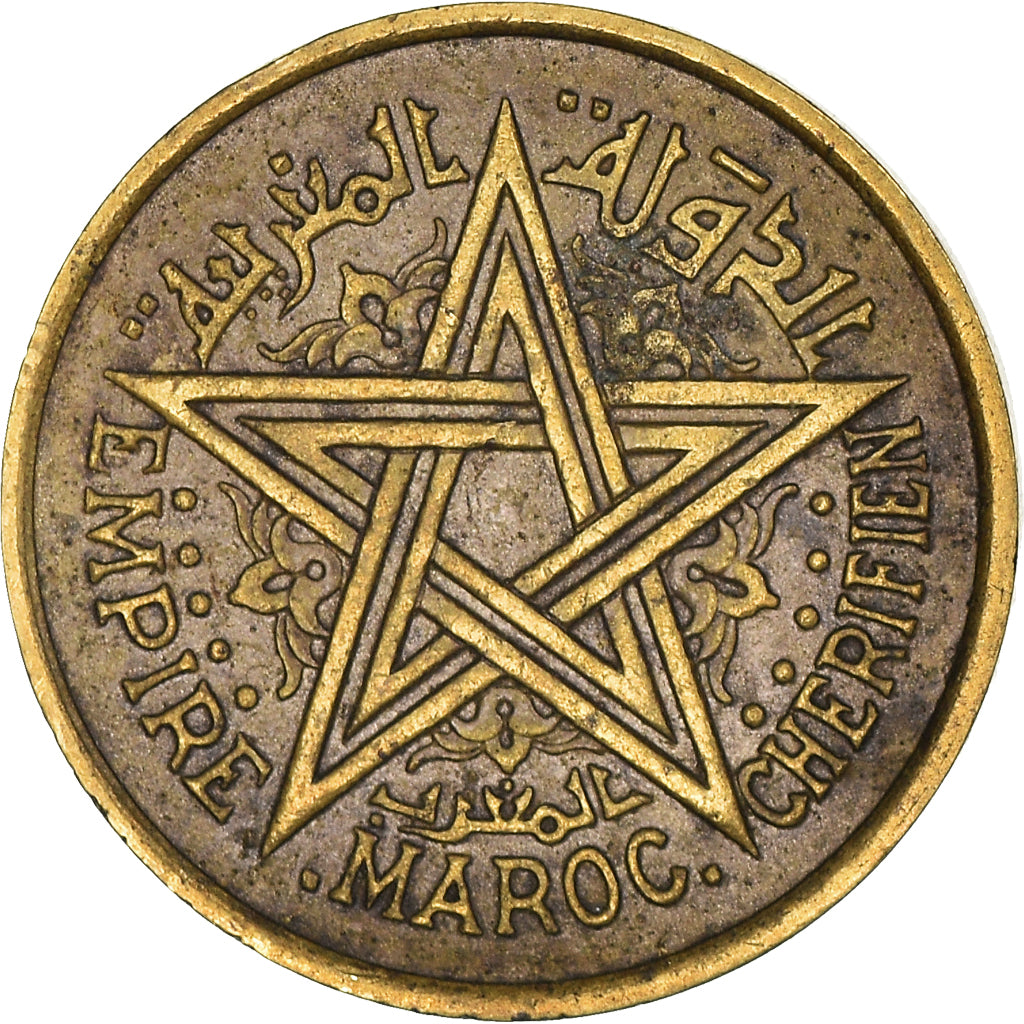 Coin, Morocco, Mohammed V, 50 Centimes, AH 1364/1945, Paris, EF(40-45)