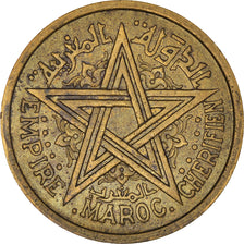 Coin, Morocco, Mohammed V, 2 Francs, AH 1364/1945, Paris, AU(50-53)