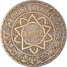 Munten, Marokko, Mohammed V, 10 Francs, AH 1366/1946, Paris, ZF+, Cupro-nikkel