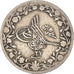 Coin, Egypt, Abdul Hamid II, 5/10 Qirsh, 1895/AH1293, Misr, EF(40-45)