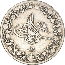 Monnaie, Égypte, Abdul Hamid II, 1/10 Qirsh, 1893/AH1293/19, Misr, TTB