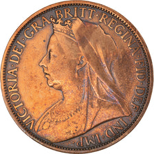 Coin, Great Britain, Victoria, Penny, 1900, EF(40-45), Bronze, KM:790
