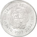 PERU, 5 Centimos, 2007, Lima, KM #304.4a, MS(63), Aluminum, 18, 1.00