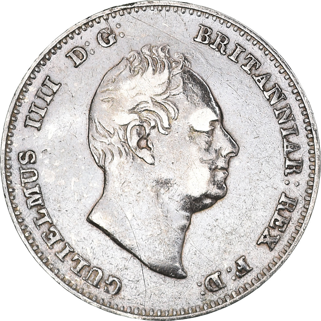 Coin, Great Britain, William IV, 3 Pence, 1835, AU(50-53), Silver, KM:710