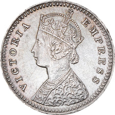 Coin, INDIA-BRITISH, Victoria, 2 Annas, 1888, AU(55-58), Silver, KM:488