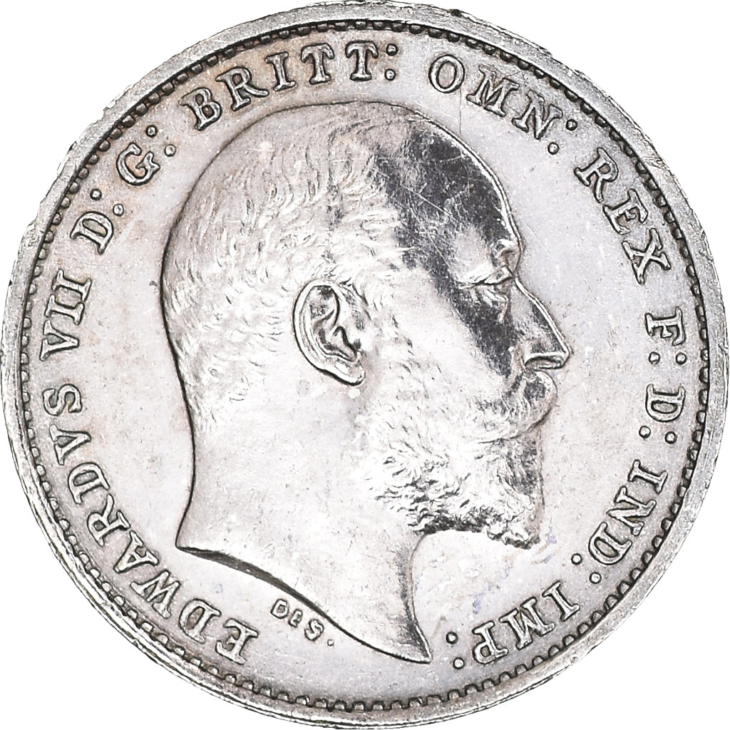 Coin, Great Britain, Edward VII, 2 Pence, 1903, MS(63), Silver, KM:796