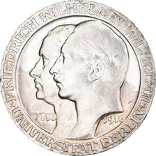 Coin, German States, PRUSSIA, Wilhelm II, 3 Mark, 1910, Berlin, MS(60-62)