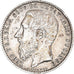 Moneda, ESTADO LIBRE DEL CONGO, Leopold II, Franc, 1887, MBC+, Plata, KM:6