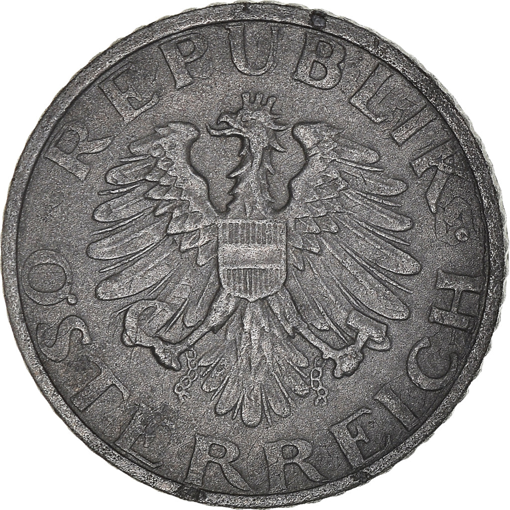 Coin, Austria, 5 Groschen, 1950, EF(40-45), Zinc, KM:2875