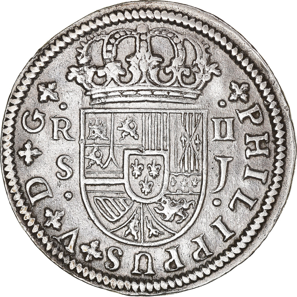 Münze, Spanien, Philip V, 2 Reales, 1723, Seville, SS+, Silber, KM:307