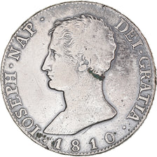 Coin, Spain, Joseph Napolean, 20 Réales, 1810, Madrid, VF(30-35), Silver