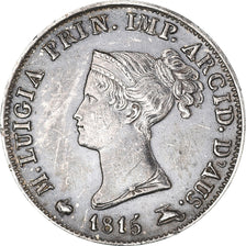 Moeda, ESTADOS ITALIANOS, PARMA, Maria Luigia, 5 Soldi, 1815, Parma, AU(55-58)