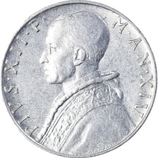 Coin, VATICAN CITY, Pius XII, 10 Lire, 1952, Rome, AU(50-53), Aluminum, KM:52.1