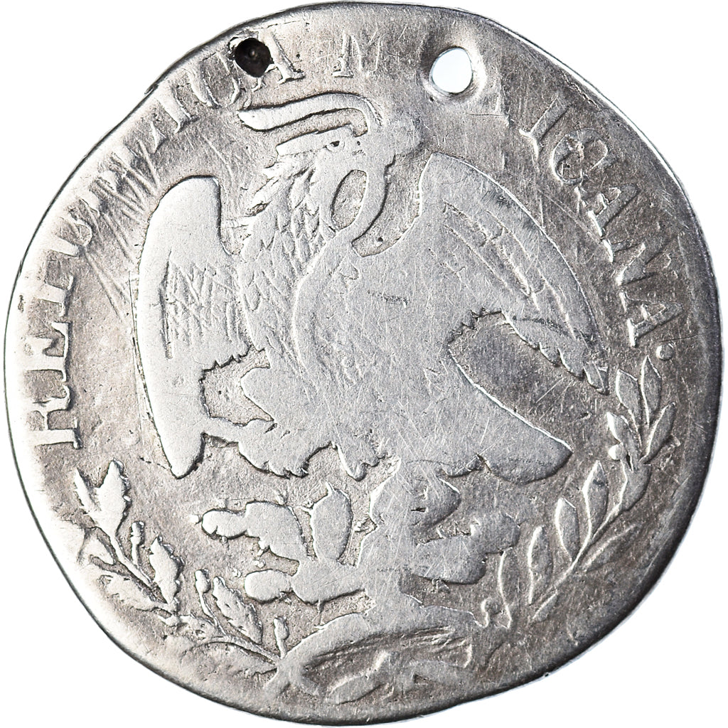 Moneta, Messico, 2 Reales, 1832, Mexico City, B+, Argento, KM:374.2