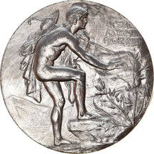 França, Medal, Gravure, Grand Prix de Rome, Berger, Thermopyles, Artes e