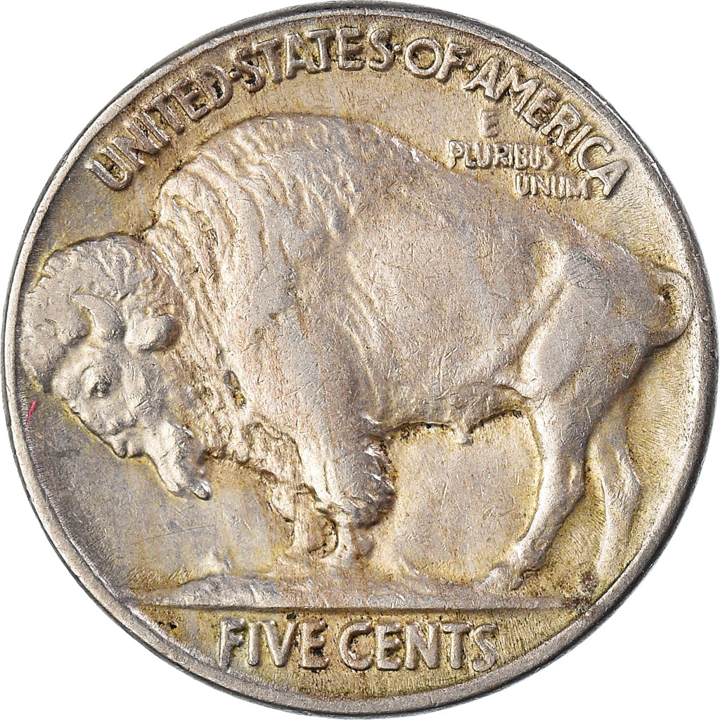 Moeda, Estados Unidos da América, Buffalo Nickel, 5 Cents, 1936, Philadelphia