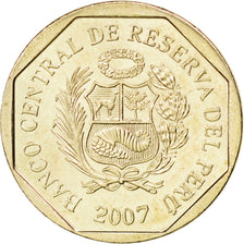 Moneda, Perú, 50 Centimos, 2007, SC, Cobre - níquel - cinc, KM:307.4