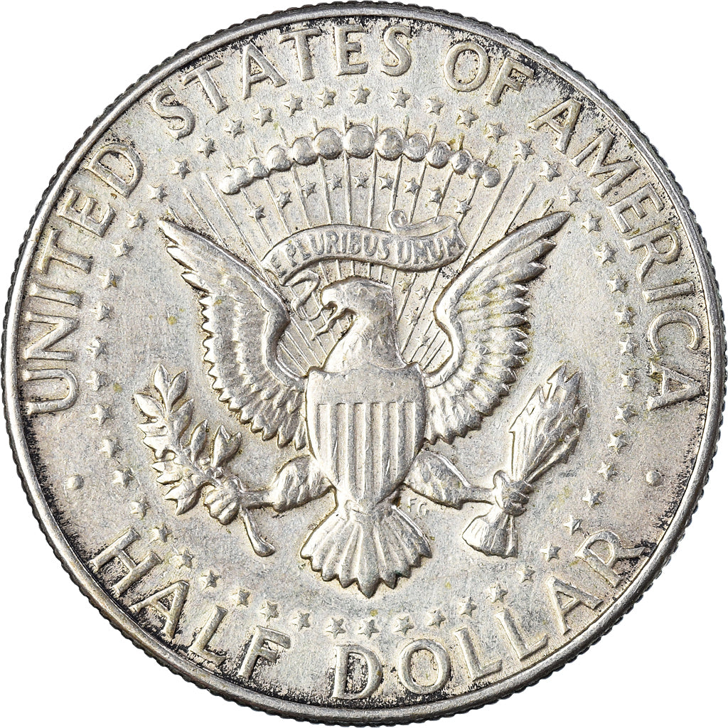 Coin, United States, Kennedy, Half Dollar, 1968, Denver, AU(50-53), Silver