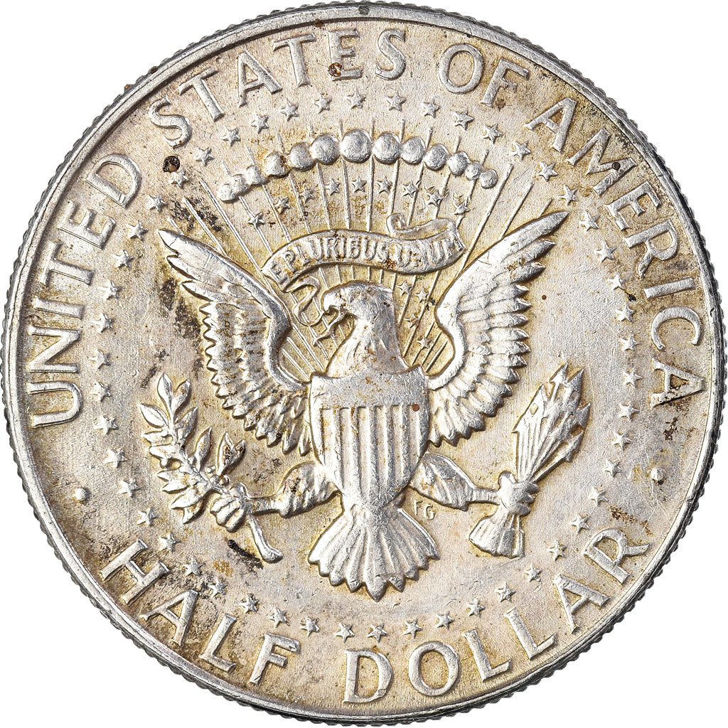 Coin, United States, Kennedy, Half Dollar, 1968, Denver, AU(50-53), Silver