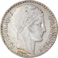 Coin, France, Turin, 20 Francs, 1933, Paris, Rameaux courts, AU(50-53), Silver