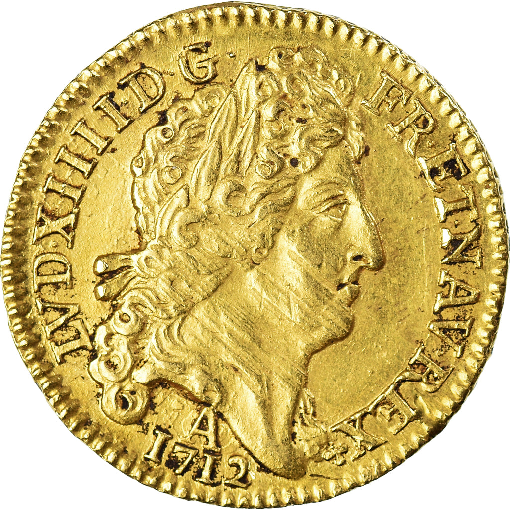 Monnaie, France, Louis XIV, Louis d'or au soleil, 1712, Paris, TTB