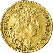 Monnaie, France, Louis XIV, Louis d'or au soleil, 1712, Paris, TTB