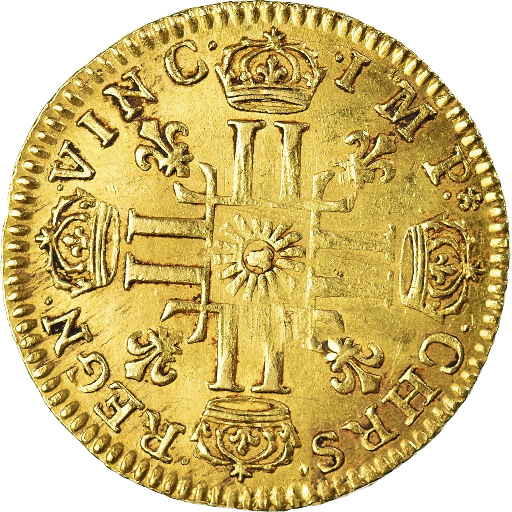 Monnaie, France, Louis XIV, Louis d'or au soleil, 1712, Paris, TTB