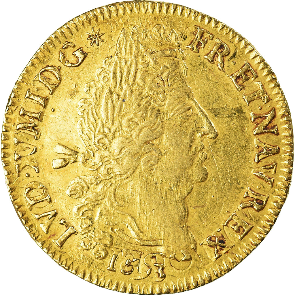 Munten, Frankrijk, Louis XIV of France, Double Louis d'or aux 4 L, 1693, Paris