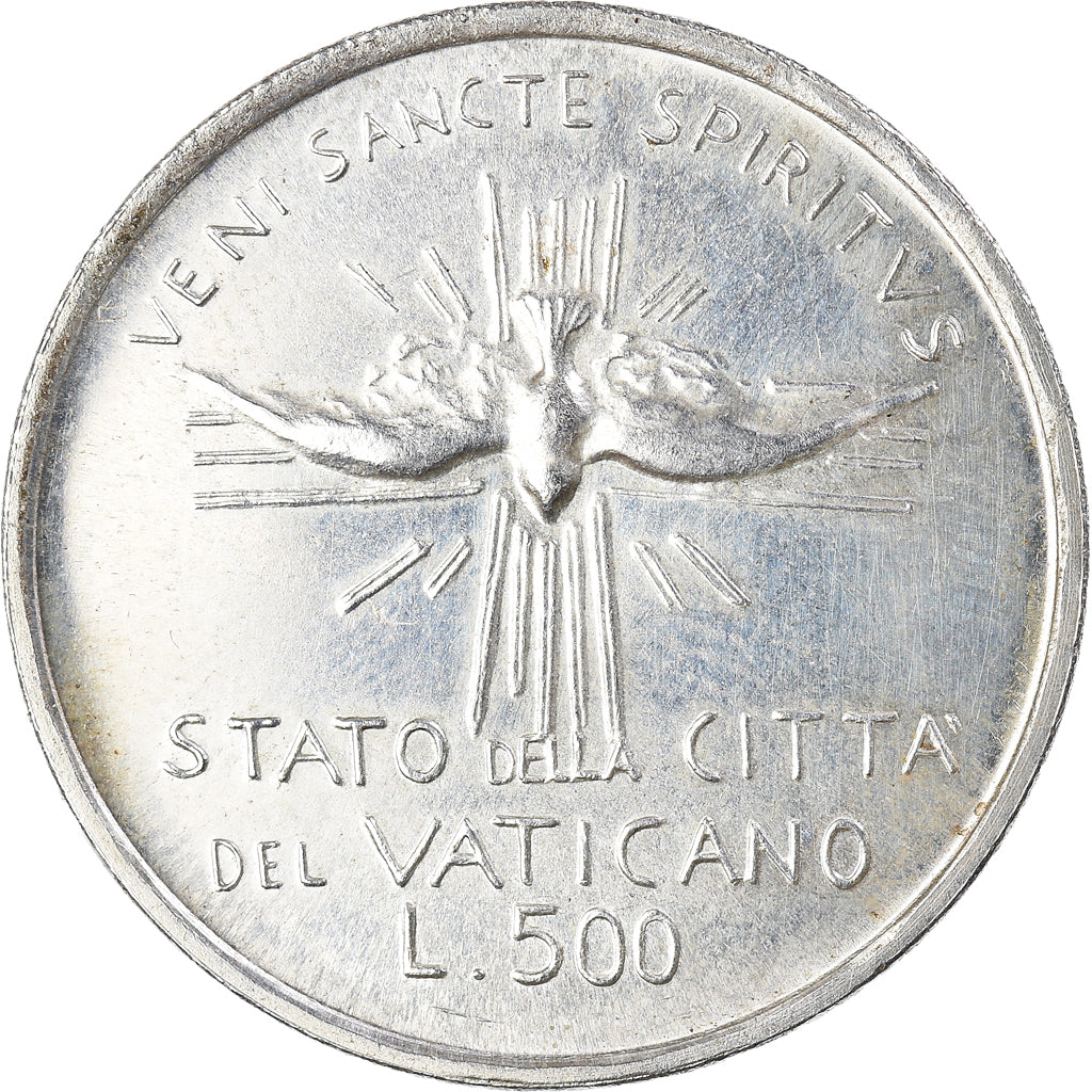 Monnaie, Cité du Vatican, Sede Vacante, 500 Lire, 1978, SUP+, Argent, KM:141