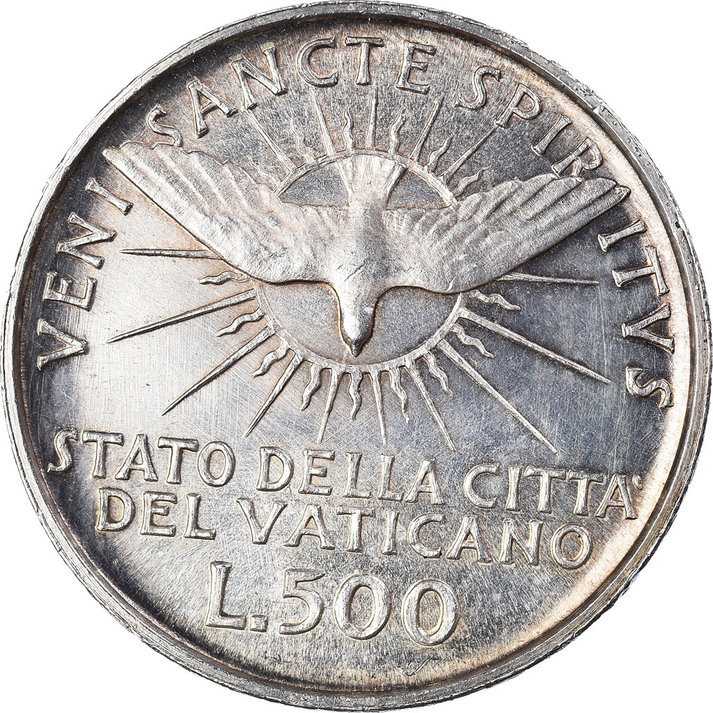 Moneta, CITTÀ DEL VATICANO, Sede Vacante, 500 Lire, 1958, SPL, Argento, KM:57