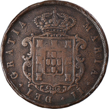 Coin, Portugal, Maria II, 20 Reis, 1851, VF(30-35), Copper, KM:482