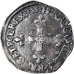 Monnaie, France, Henri III, 1/4 Ecu, 1581, Rennes, TTB, Argent, Sombart:4662
