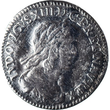Moneta, Francia, Louis XIII, 1/12 ECU, 10 Sols, 1643, Paris, 2ème poinçon de