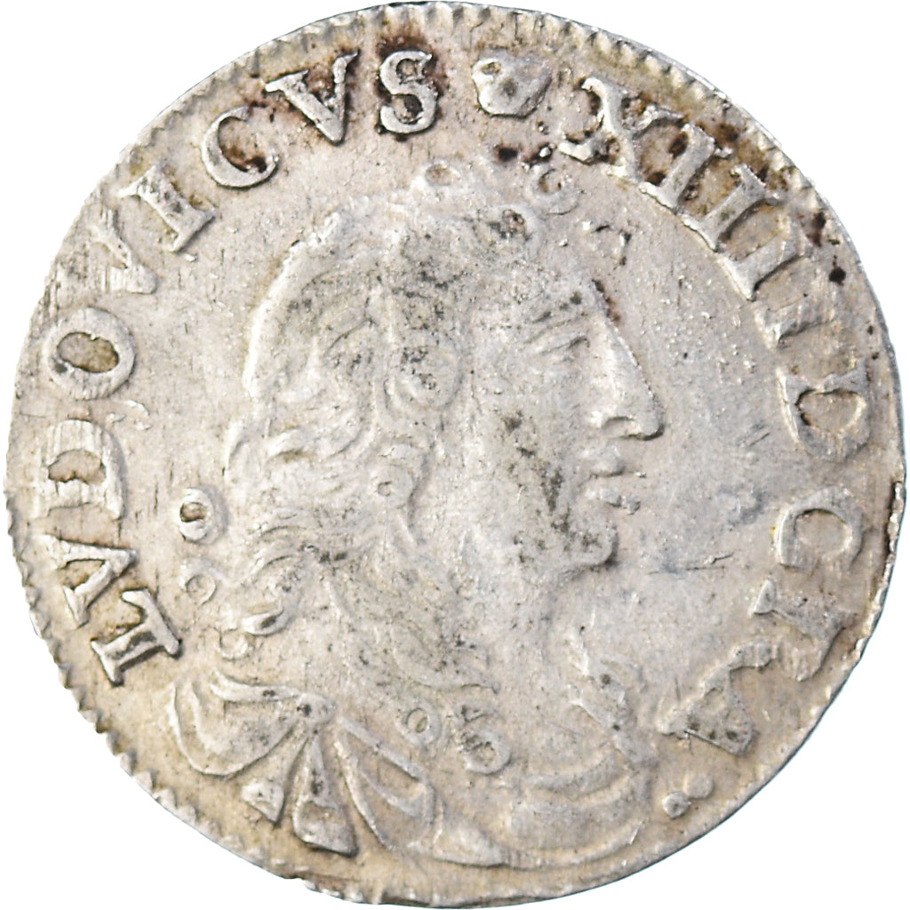 Münze, Frankreich, Louis XIV, 4 Sols des Traitants, 1676, Vimy-en-Lyonnais, SS