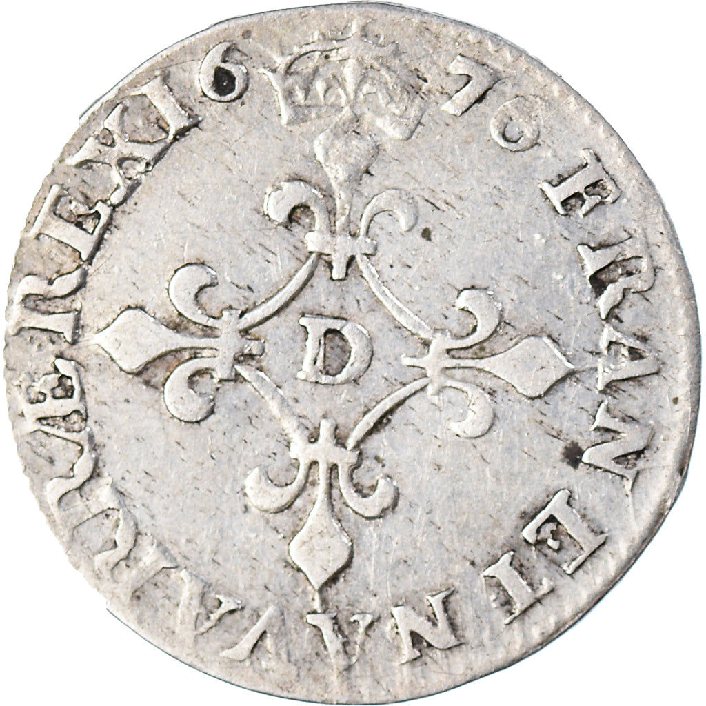 Münze, Frankreich, Louis XIV, 4 Sols des Traitants, 1676, Vimy-en-Lyonnais, SS