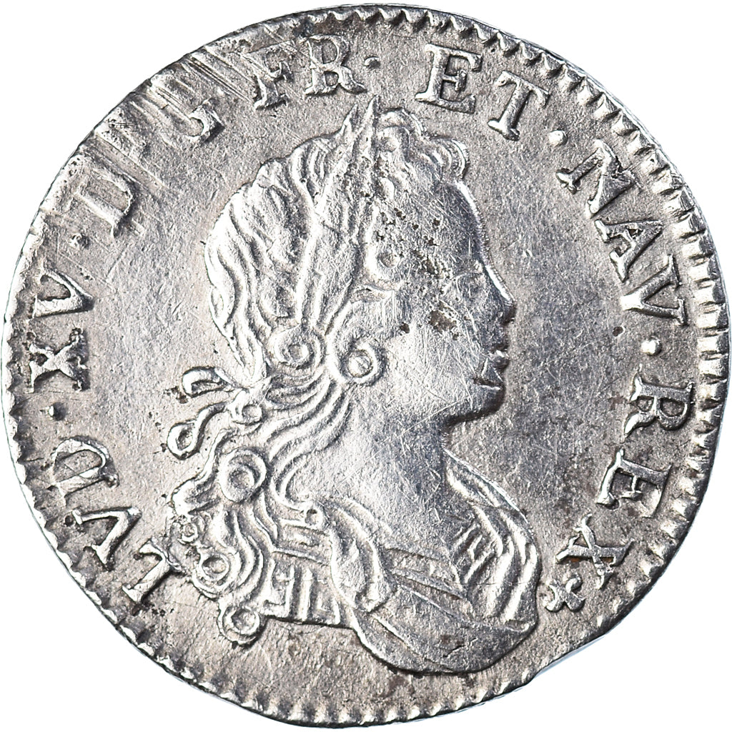 Münze, Frankreich, Louis XV, 20 Sols, 1/6 ECU, 1719, Paris, SS, Silber