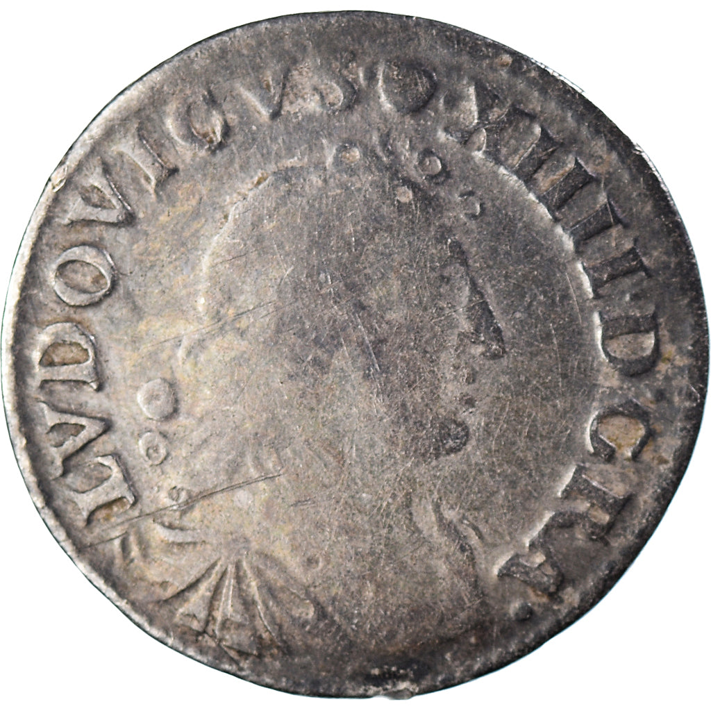 Moeda, França, Louis XIV, 4 Sols des Traitants, 1676, Vimy-en-Lyonnais