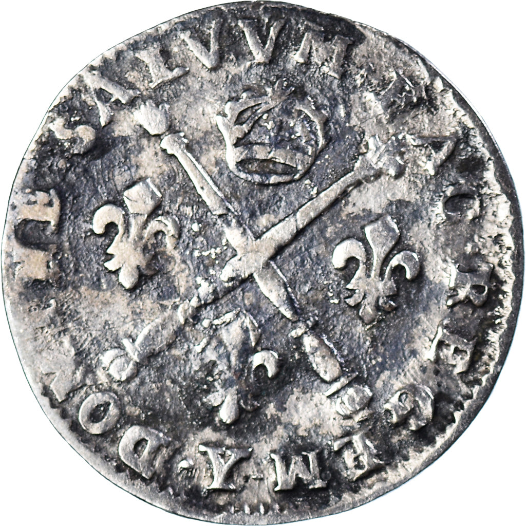 Moeda, França, Louis XIV, 5 Sols aux insignes, 1702, Bourges, VF(20-25), Prata