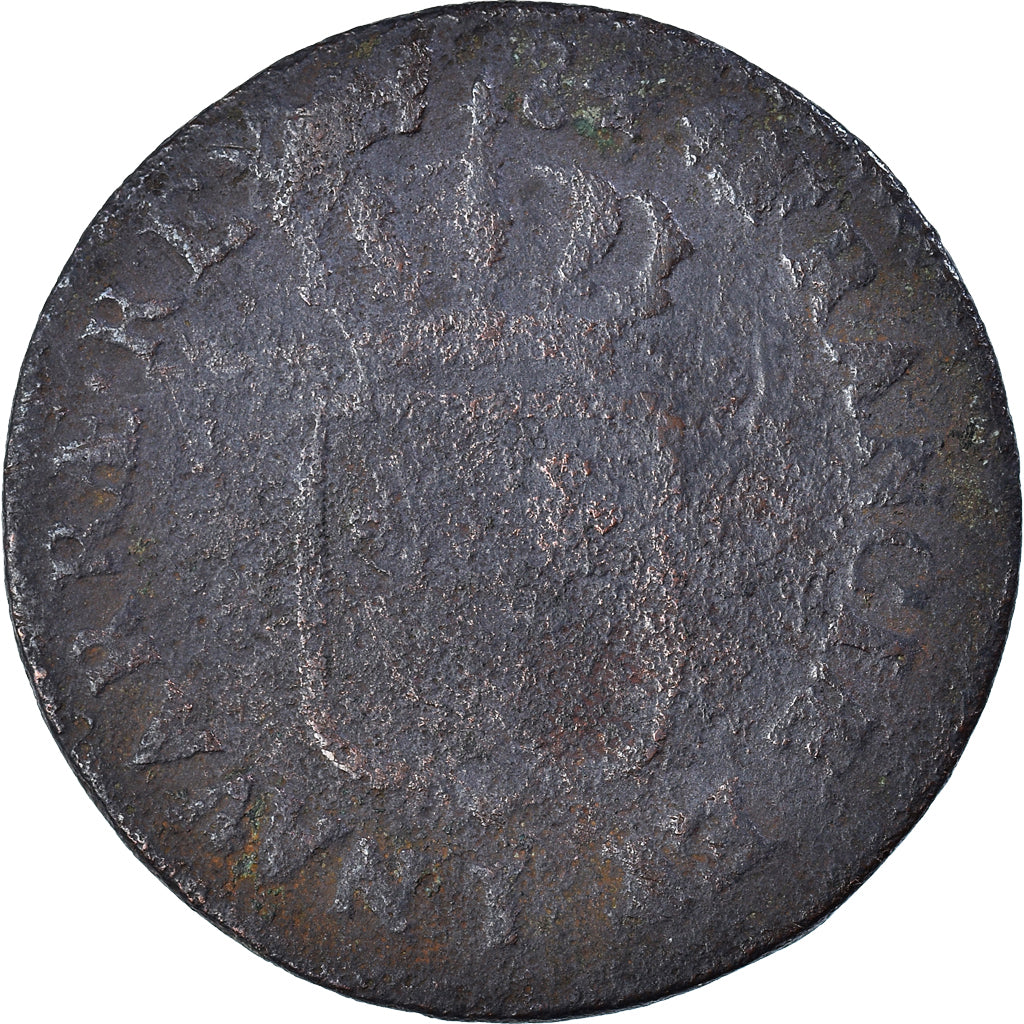 Moeda, França, Louis XVI, Sol, 1784, Limoges, F(12-15), Cobre, KM:578.7