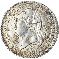 Münze, Frankreich, Louis XVI, 15 Sols, 1791, Paris, SS, Silber, KM:604.1