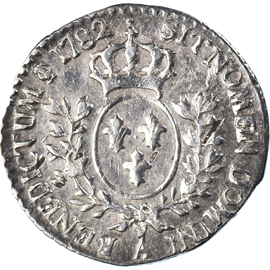 Monnaie, France, Louis XVI, 6 Sols, 1/20 ECU, 1782, Paris, Rare, TTB, Argent