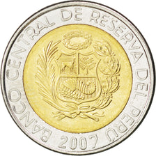 Moneda, Perú, 2 Nuevos Soles, 2007, SC, Bimetálico, KM:313