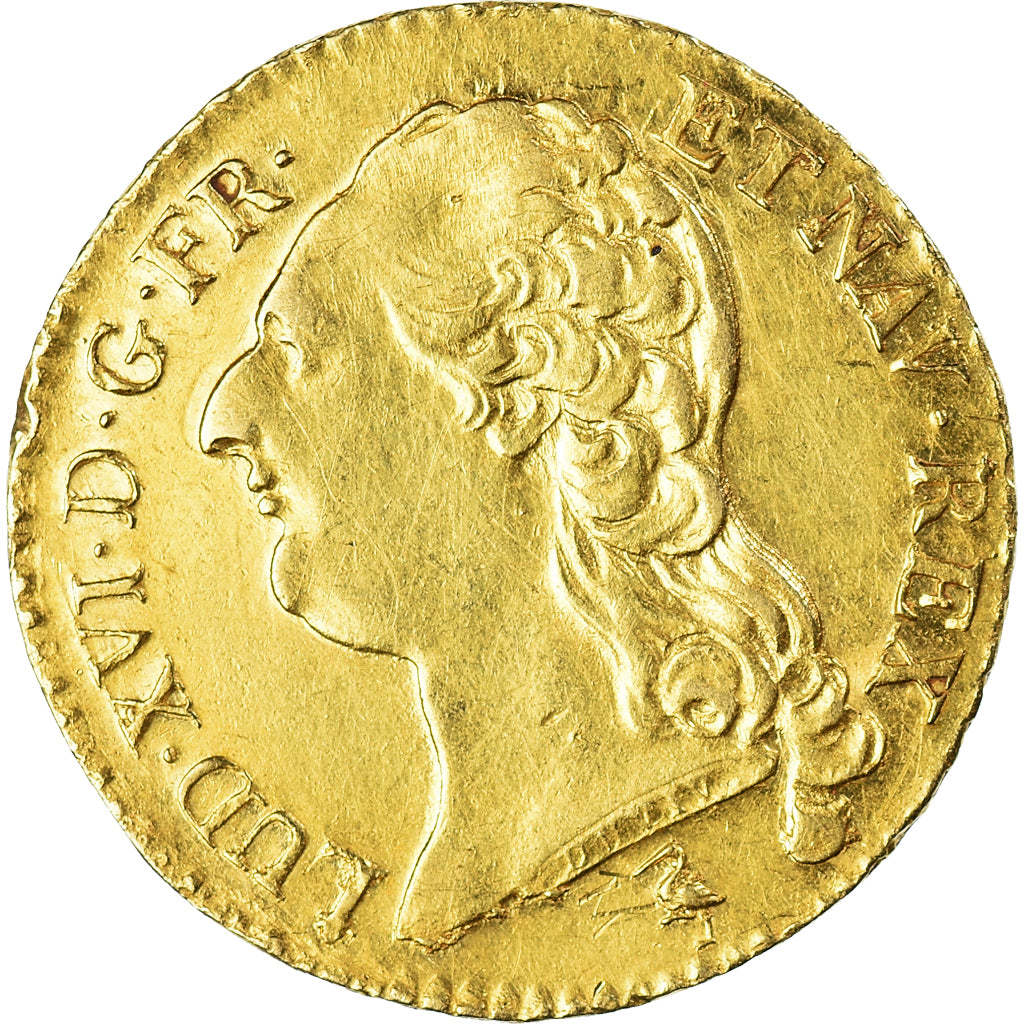 Coin, France, Louis XVI, Louis d'or à la tête nue, 1786, Paris, AU(50-53)