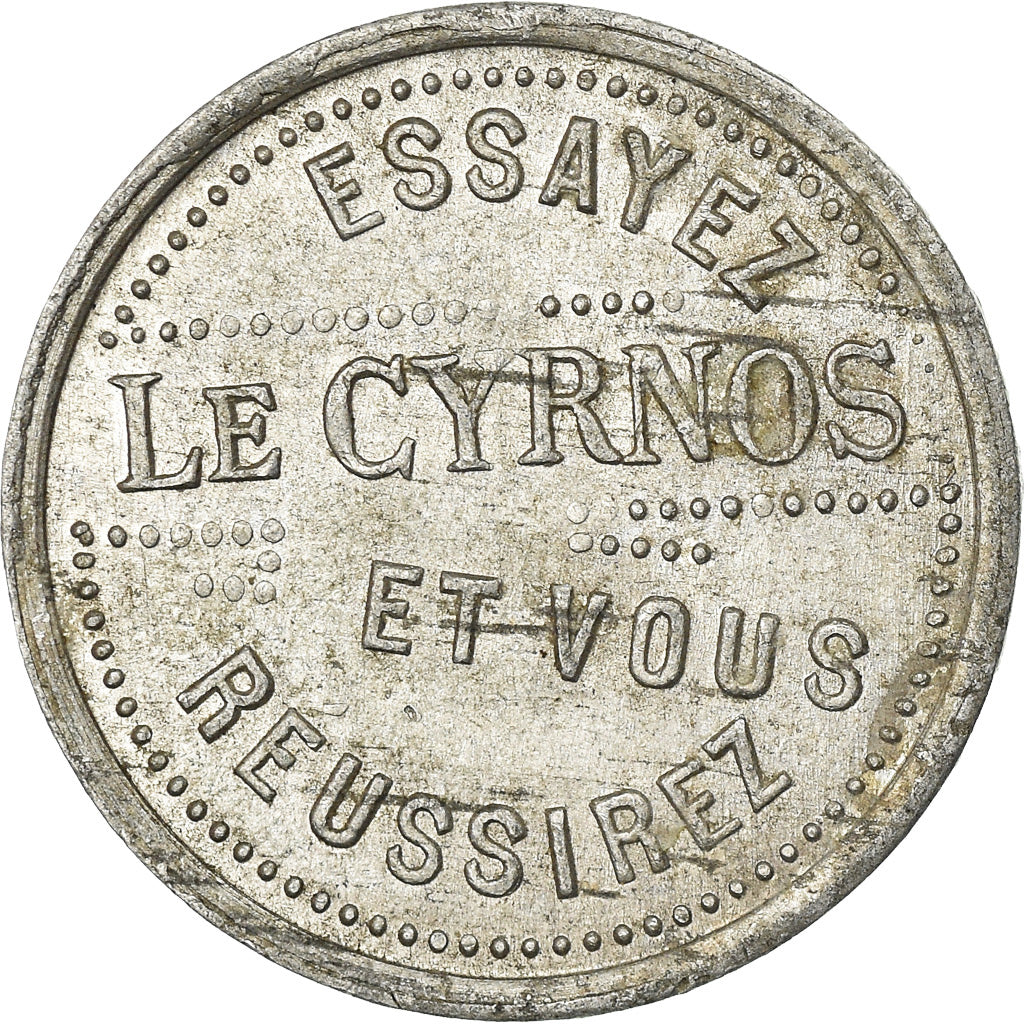 Francja, Advertising Token, Paris, Jeton-Prime, Le Cyrnos, 2 Unités, AU(55-58)