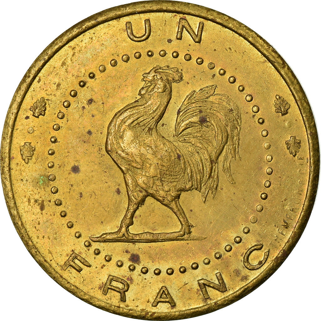 Münze, Frankreich, Comité des Commerçants du Bas de la Rue de Belleville