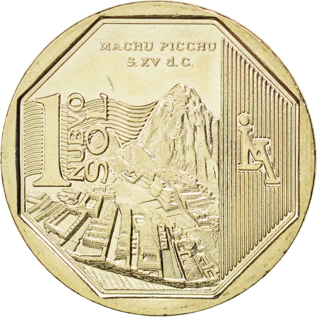 PERU, Nuevo Sol, 2011, Lima, KM #360, MS(63), Copper-Nickel-Zinc, 25.5, 7.14