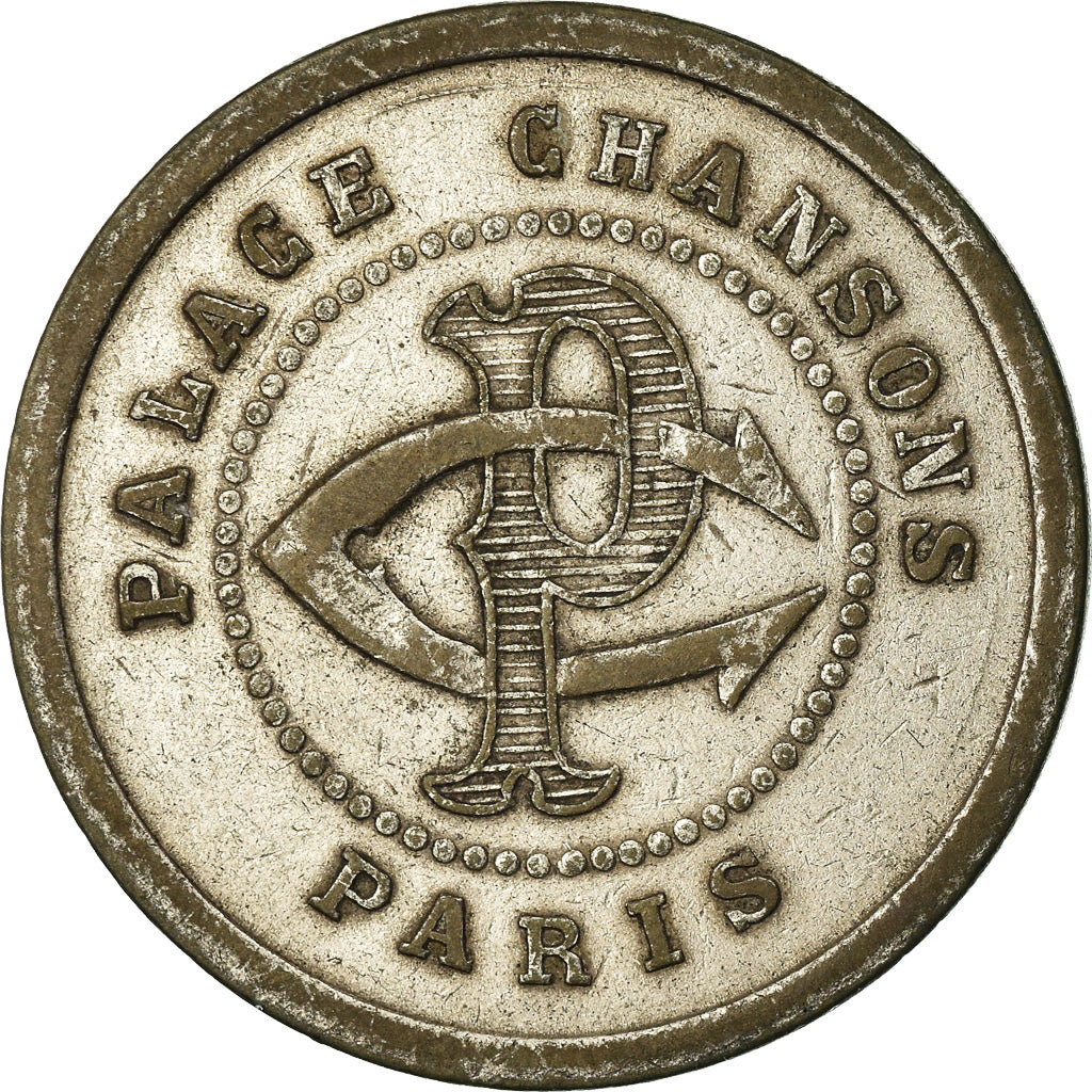 France, Jeton, Paris, Palace Chansons, Bon pour une Audition, TTB, Laiton