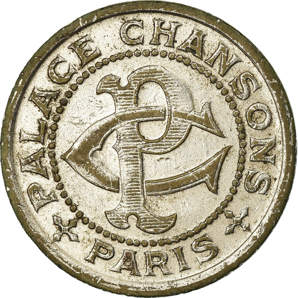 France, Jeton, Paris, Palace Chansons, Bon pour une Audition, TTB+, Laiton